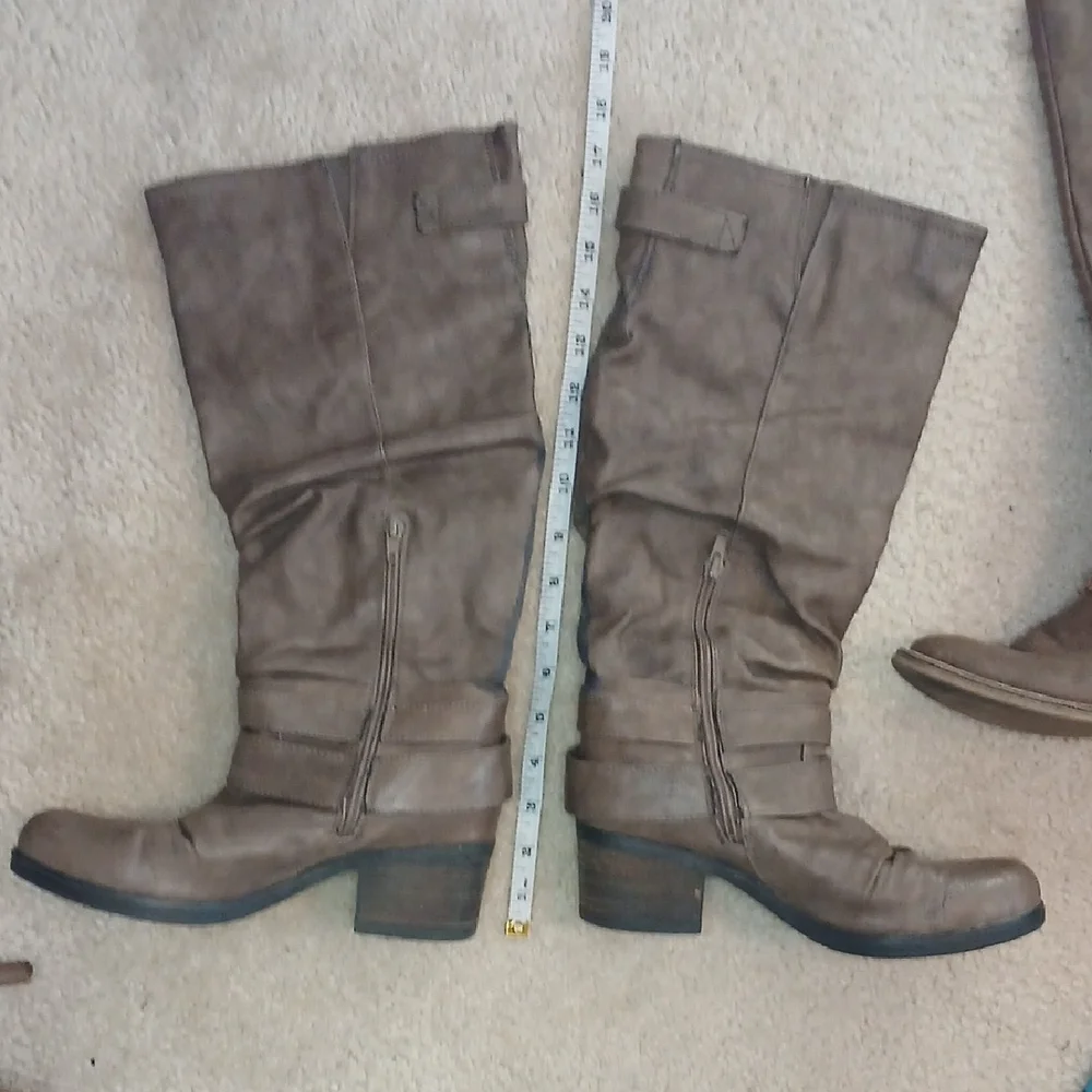 Jellypop & Carlos Santana Brown Boots For Repurposing Women's 7.5/8
